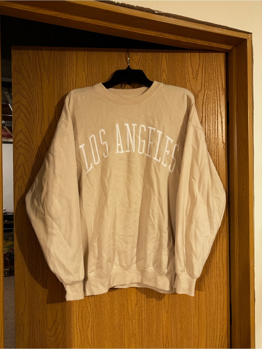 Reflex Beige 'Los Angeles' Crewneck Sweatshirt